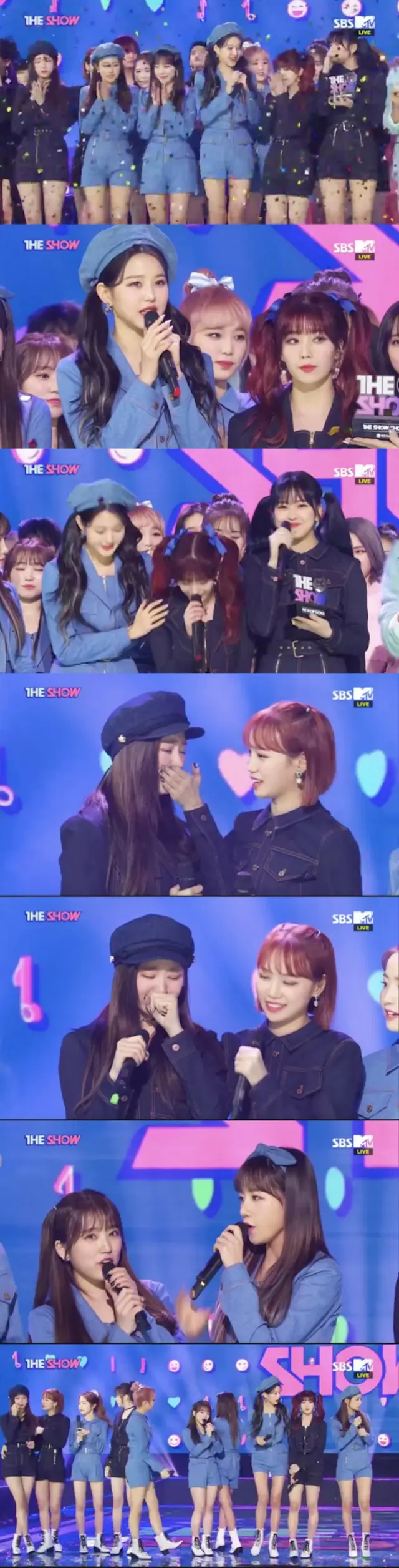 「IZ*ONE」、カムバックと同時に「THE SHOW」で涙の1位を獲得…「さらに懸命に努力する」（提供:OSEN）