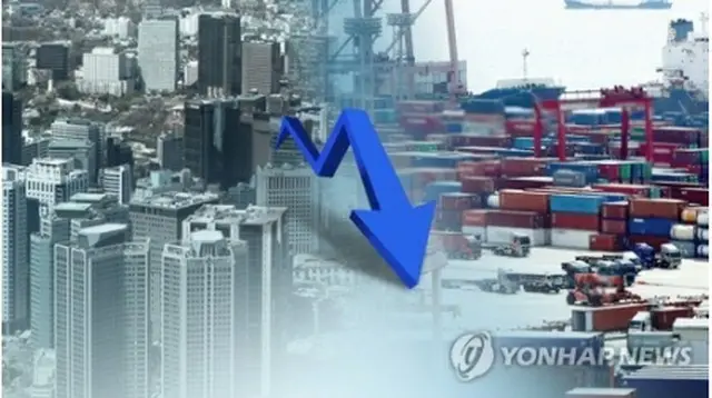 韓国銀行が実質ＧＤＰ成長率の見通しを従来の２．３%から２．１%に引き下げた＝（聯合ニュースＴＶ）
