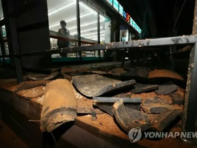 ２０１６年９月、慶尚北道慶州市で韓国観測史上最大規模のマグニチュード５．８の地震が発生した（資料写真）＝（聯合ニュース）