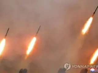 金正恩氏　砲兵部隊の打撃訓練視察＝「大満足」