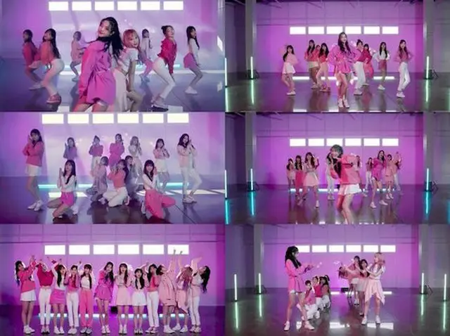 「IZ*ONE」、正規1集「SPACESHIP」振り付け映像公開…”ラブリー爆発”（提供:Osen）