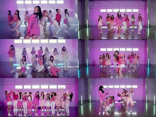 「IZ*ONE」、正規1集「SPACESHIP」振り付け映像公開…”ラブリー爆発”（提供:Osen）