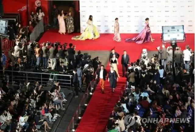 昨年の釜山国際映画祭開幕式の様子（資料写真）＝（聯合ニュース）