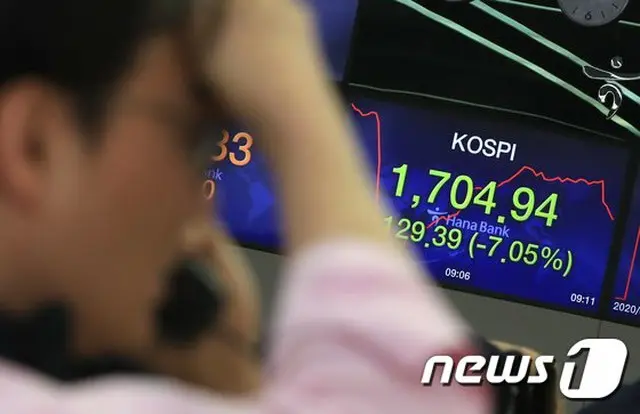 KOSPI、「サーキットブレーカー発動」…米9・11テロ以来19年ぶり（提供:news1）