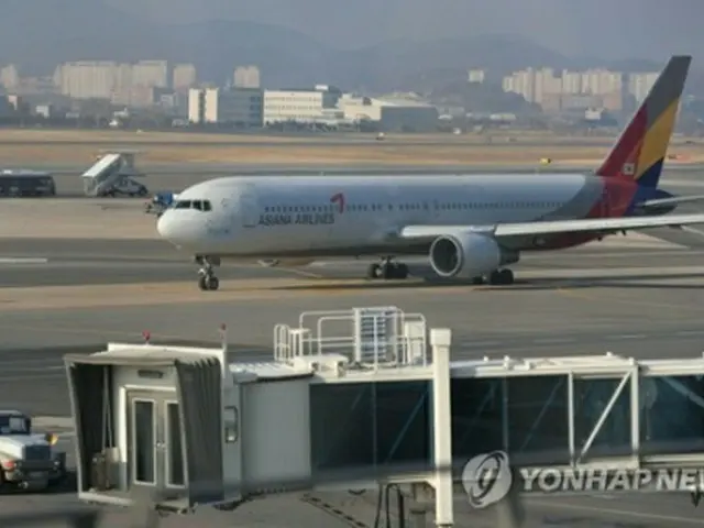 アシアナ航空の旅客機（資料写真）＝（聯合ニュース）