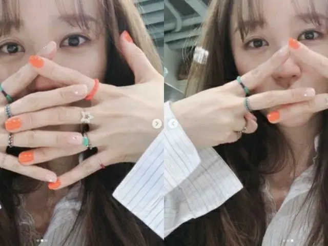 女優ユン・ウネ、前髪おろした童顔ショットにファン驚き 「本当に35歳？」（画像:OSEN）
