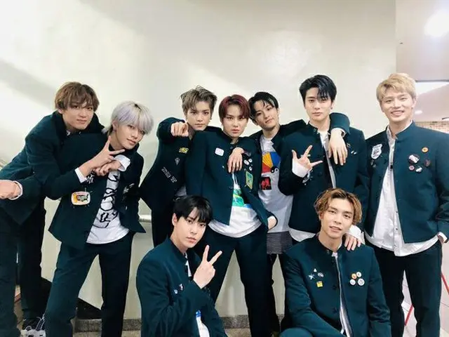 「NCT 127」、「ミュージックバンク」1位認証ショット公開…“ファンのおかげ”（提供:OSEN）