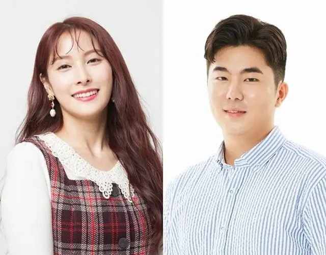 「KARA」出身の女優パク・ギュリとソン・ジャホ代表。（提供:News1）