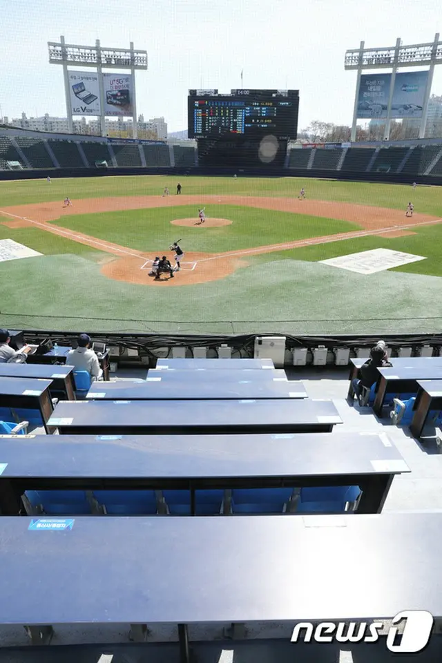 ＜韓国プロ野球＞斗山ベアーズ、無観客で紅白戦（画像:news1）