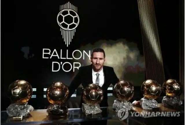 メッシは年間最優秀選手に贈られるバロンドール賞を史上最多の６回受賞している（資料写真）＝（ＥＰＡ＝聯合ニュース）