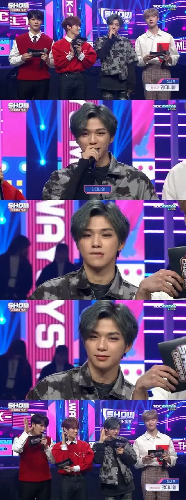 カン・ダニエル、「SHOW CHAMPION」で爽やか＆セクシーにカムバック＝「ITZY」、「NCT127」、セジョン、「MC THE MAX」との対決（提供:OSEN）