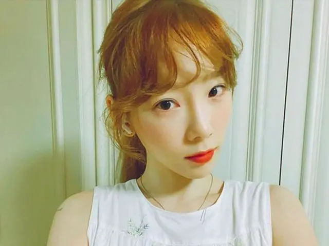 テヨン(少女時代)、インスタでファンに愛情あふれるメッセージ「SONEに会いたい…」(提供:OSEN)