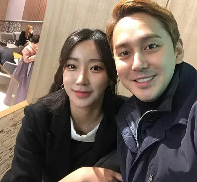 【全文】キム・サンヒョク（Click-B）、離婚説浮上で「すべて私の不徳の致すところ、申し訳ない」。右からキム・サンヒョク、ソン・ダイェさん。（提供:news1）