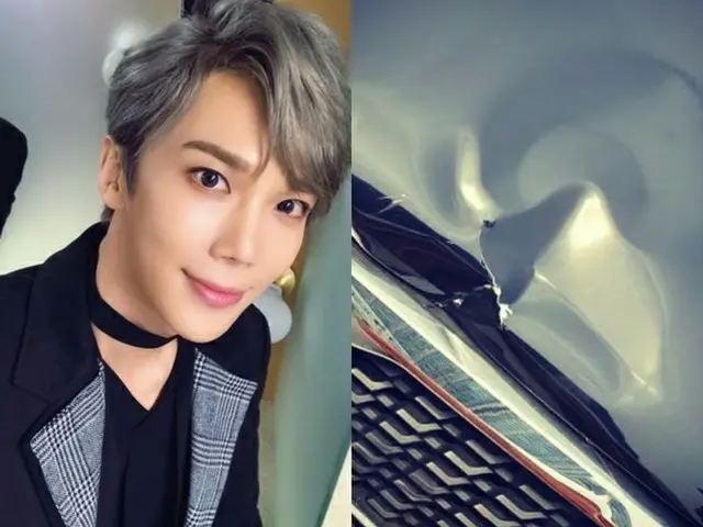 「SS501」パク・ジョンミンが車の接触事故に遭った。（提供:OSEN）