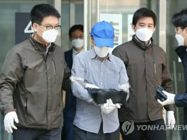 自主隔離違反で６０代の男が逮捕された＝１４日、ソウル（聯合ニュース）