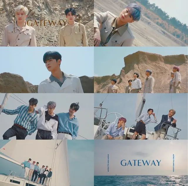 「ASTRO」が、7thミニアルバムの「GATEWAY」のジャケット・スケッチ・フィルムを公開した。（提供:OSEN）