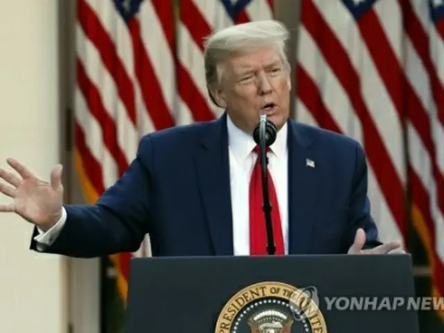 トランプ大統領＝（AP＝聯合ニュース）