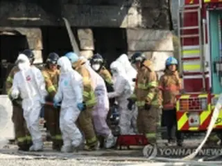 建設現場火災で３６人の死亡確認　死者大幅に増える可能性＝韓国