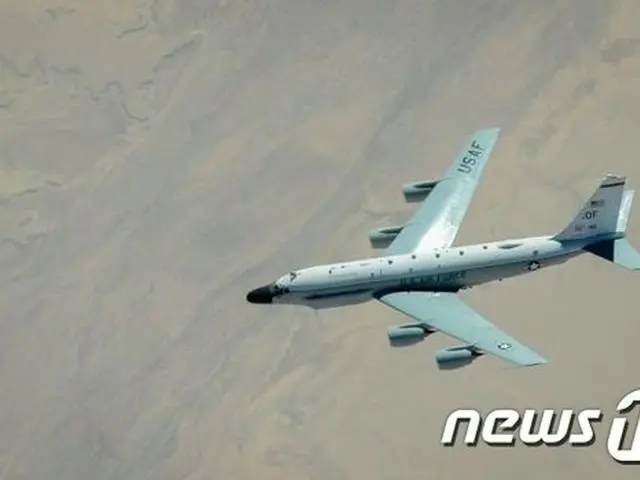 米偵察機リベット・ジョイント、朝鮮半島上空で対北朝鮮監視飛行(提供:news1)