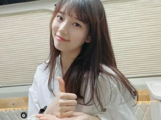 歌手兼女優のスジ（元miss A）が“医療従事者のおかげキャンペーン”リレーに参加した。（提供:OSEN）