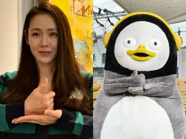 ソン・イェジンからユイ（元AS）まで…週末にもバトンを繋いでいく“おかげさまチャレンジ”。左からソン・イェジン、ペンス。（提供:OSEN）