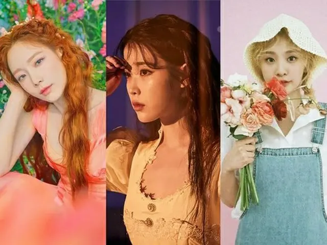 テヨン（少女時代）＆IUら、5月初めの音源チャートで見せつけた女性ソロの底力（提供:News1）