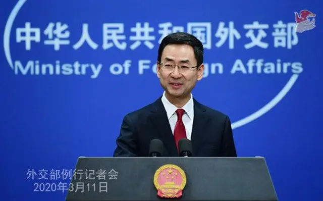中国外務省の耿爽 報道官（提供:news1）