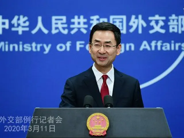 中国外務省の耿爽 報道官（提供:news1）