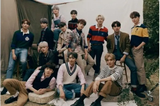 SEVENTEEN（所属事務所提供）＝（聯合ニュース）≪転載・転用禁止≫