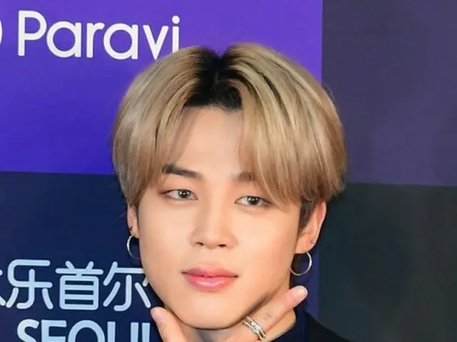 韓国ボーイズグループ「BTS（防弾少年団）」メンバーのJIMINが、「3日間シャワーしなくても花の香りがしそうな男性芸能人」1位に選ばれた。（画像提供:OSEN）