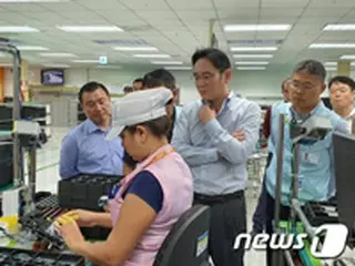 サムスングループ経営トップ、中国の自社半導体工場を視察＝4か月ぶりの海外視察