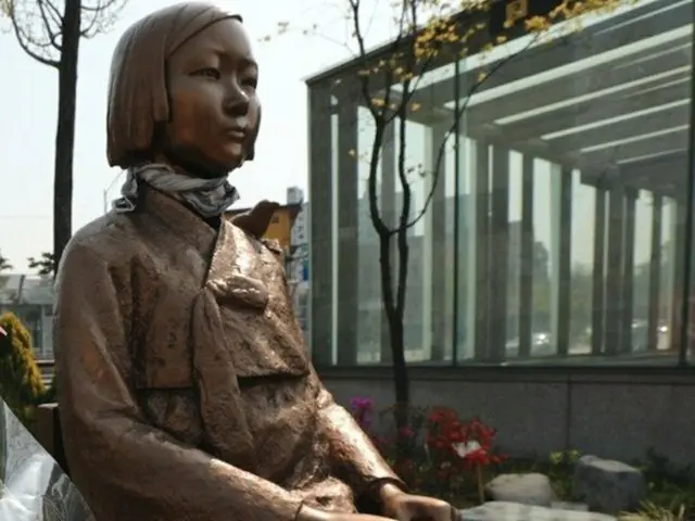 韓国ソウルの“平和の少女像”（提供:news1）