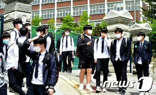 韓国 仁川の高等学校（提供:news1）