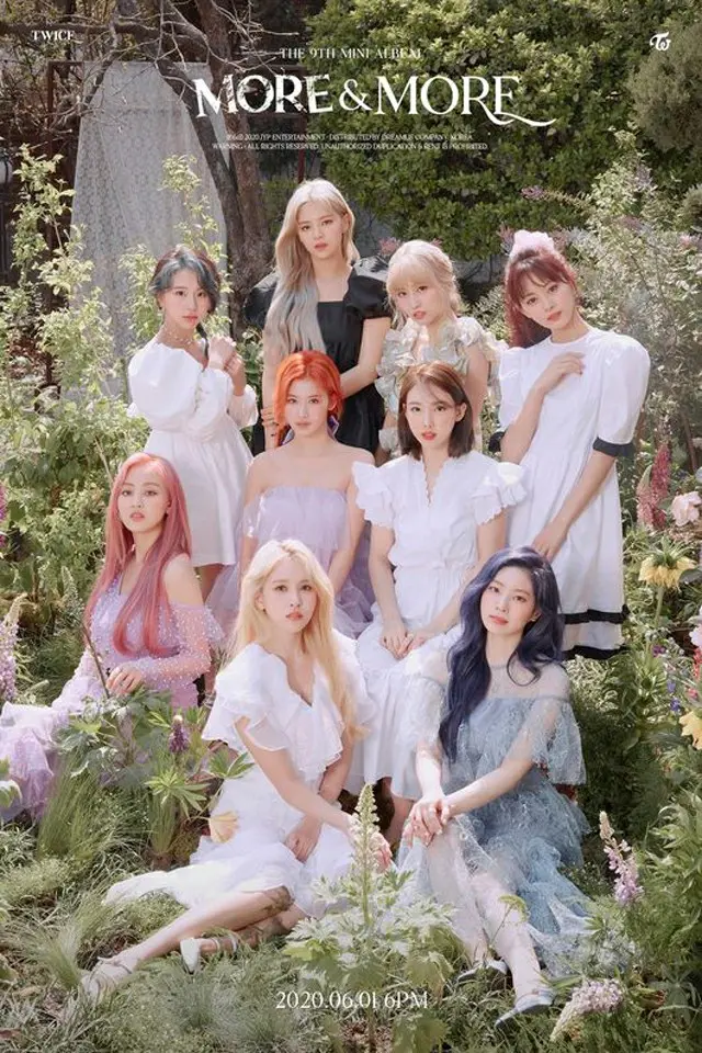 【公式】“カムバックD-9”「TWICE」、新譜「MORE ＆ MORE」のグループイメージを最速公開（提供:OSEN）