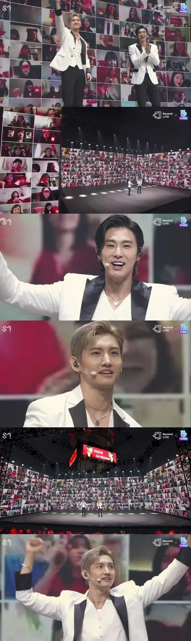 「TVXQ！－Beyond the T」を生配信した「東方神起」。（提供:OSEN）