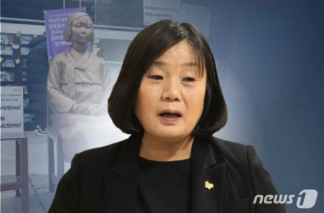 ユン・ミヒャン（尹美香）韓国“共に民主党”比例代表議員（当選者）（提供:news1）