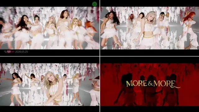 「TWICE」が新曲「MORE＆MORE」のダンスブレイクを公開して最強パフォーマンスの実力を誇った。（提供:OSEN）