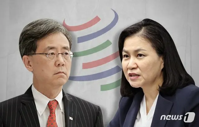 金鉉宗 韓国大統領府 国家安保室第二次長（左）と、兪明希 通商交渉本部長（右）（提供:news1）