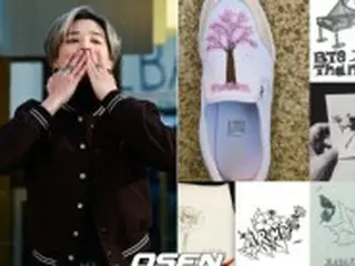 「BTS（防弾少年団）」JIMIN、カスタムシューズから絵の実力が全世界で話題