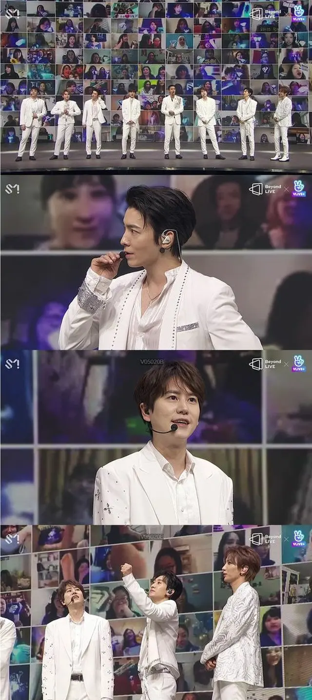 「SUPER JUNIOR」が31日、NAVER V LIVEを通じて、「Beyond the SUPER SHOW」を生配信した。（提供:OSEN）