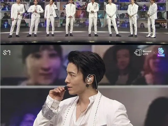 「SUPER JUNIOR」が31日、NAVER V LIVEを通じて、「Beyond the SUPER SHOW」を生配信した。（提供:OSEN）