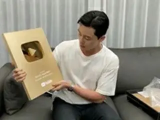 【トピック】俳優パク・ソジュン、YouTubeの登録者が100万突破でゴールドボタン獲得！