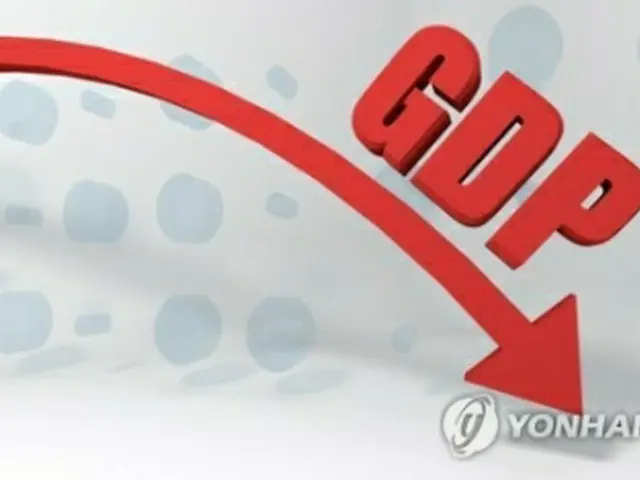 韓国の１９年の１人当たり名目国内総生産（ＧＤＰ）の減少率はＯＥＣＤ加盟国のうち５番目に大きかった（イラスト）＝（聯合ニュース）