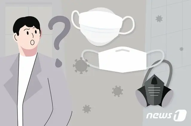 マスクを着用すると、新型コロナの拡散を40%減らすことができるという研究結果が発表された（提供:news1）