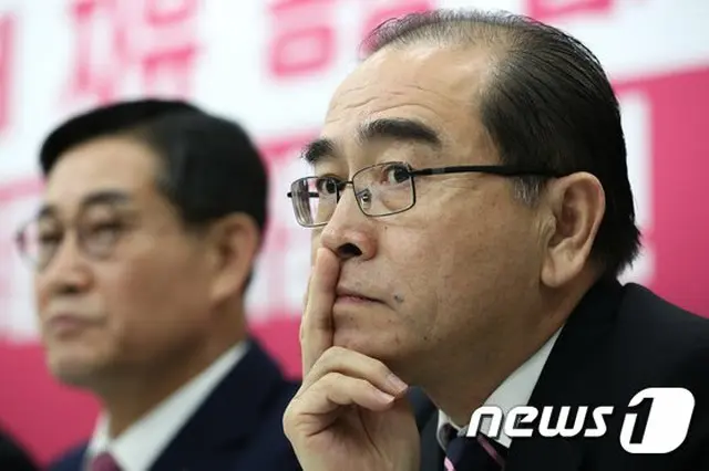 北朝鮮から韓国に亡命したテ・ヨンホ（太永浩）“未来統合党”議員（提供:news1）