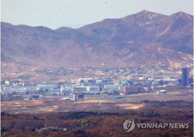 北朝鮮の開城工業団地＝（聯合ニュース）