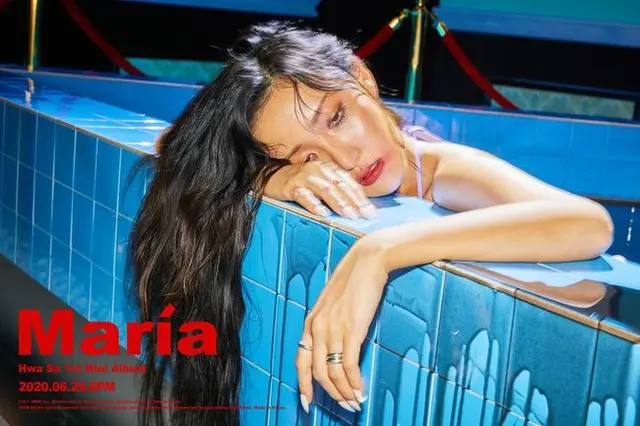 ソロカムバックを控えた「MAMAMOO」ファサが初ミニアルバム「Maria」ティーザーイメージを公開した。（提供:OSEN）