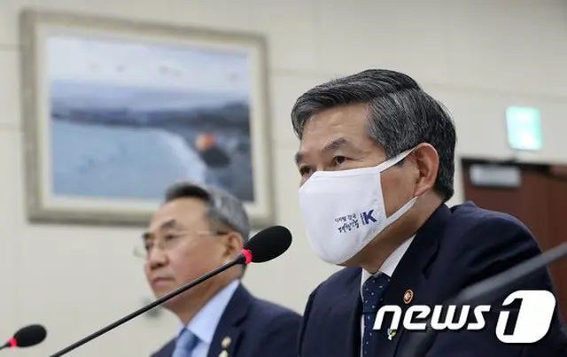 韓国のチョン・ギョンドゥ（鄭景斗）国防相（提供:news1）