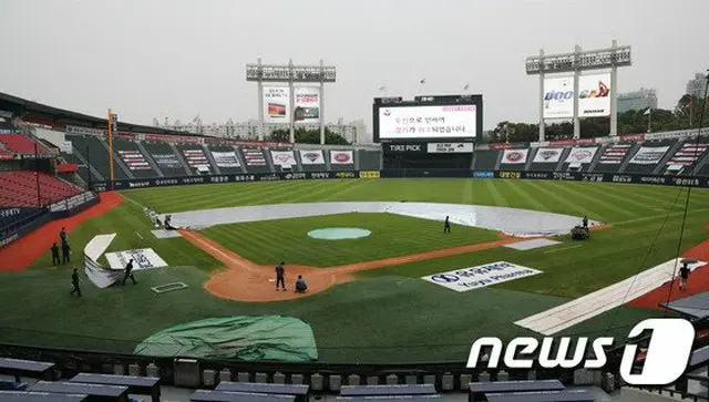 韓国プロ野球、蚕室・水原・仁川の試合は雨天中止＝25日にダブルヘッダーで実施（提供:news1）