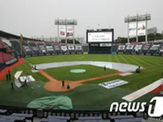 韓国プロ野球、蚕室・水原・仁川の試合は雨天中止＝25日にダブルヘッダーで実施